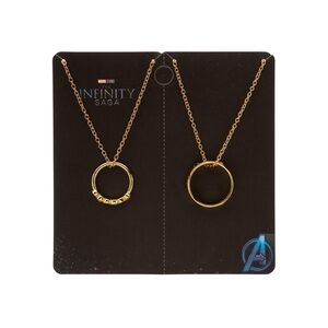 NEW Disney Marvel The Infinity Saga Infinity Stone Ring Best Friend Necklaces Se